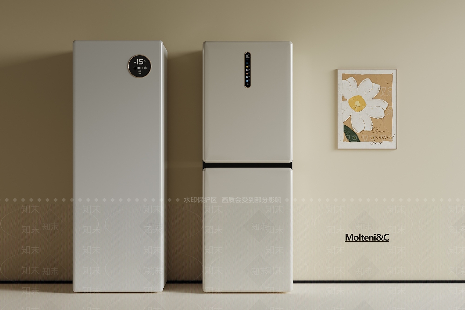 冰箱SU模型下载【ID:1194020487】