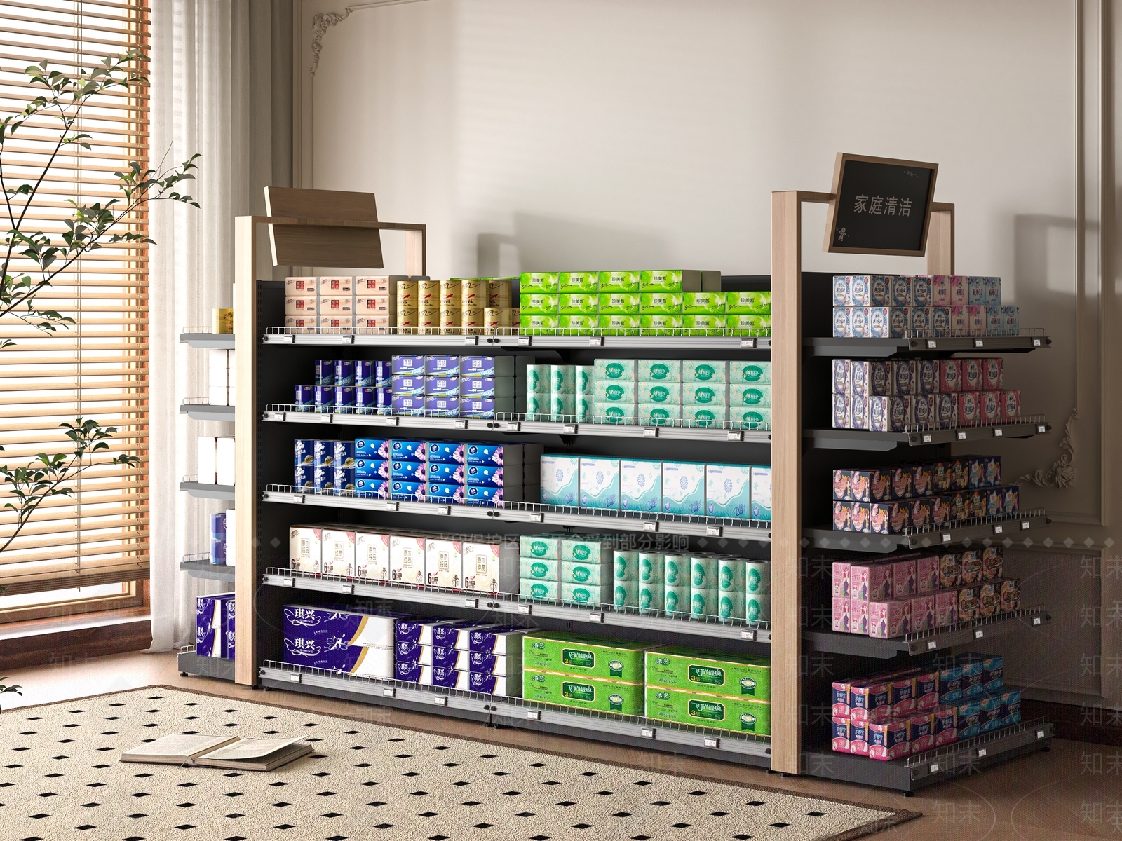 货架SU模型下载【ID:1194021756】