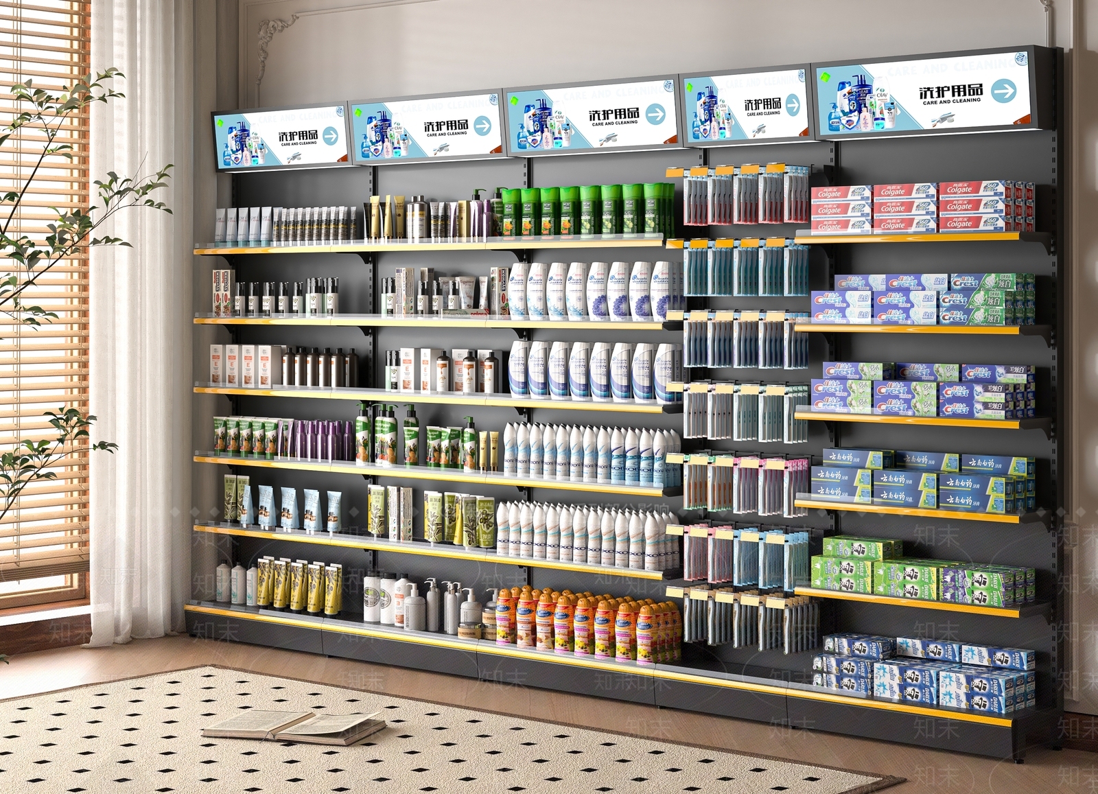 货架SU模型下载【ID:1194022031】