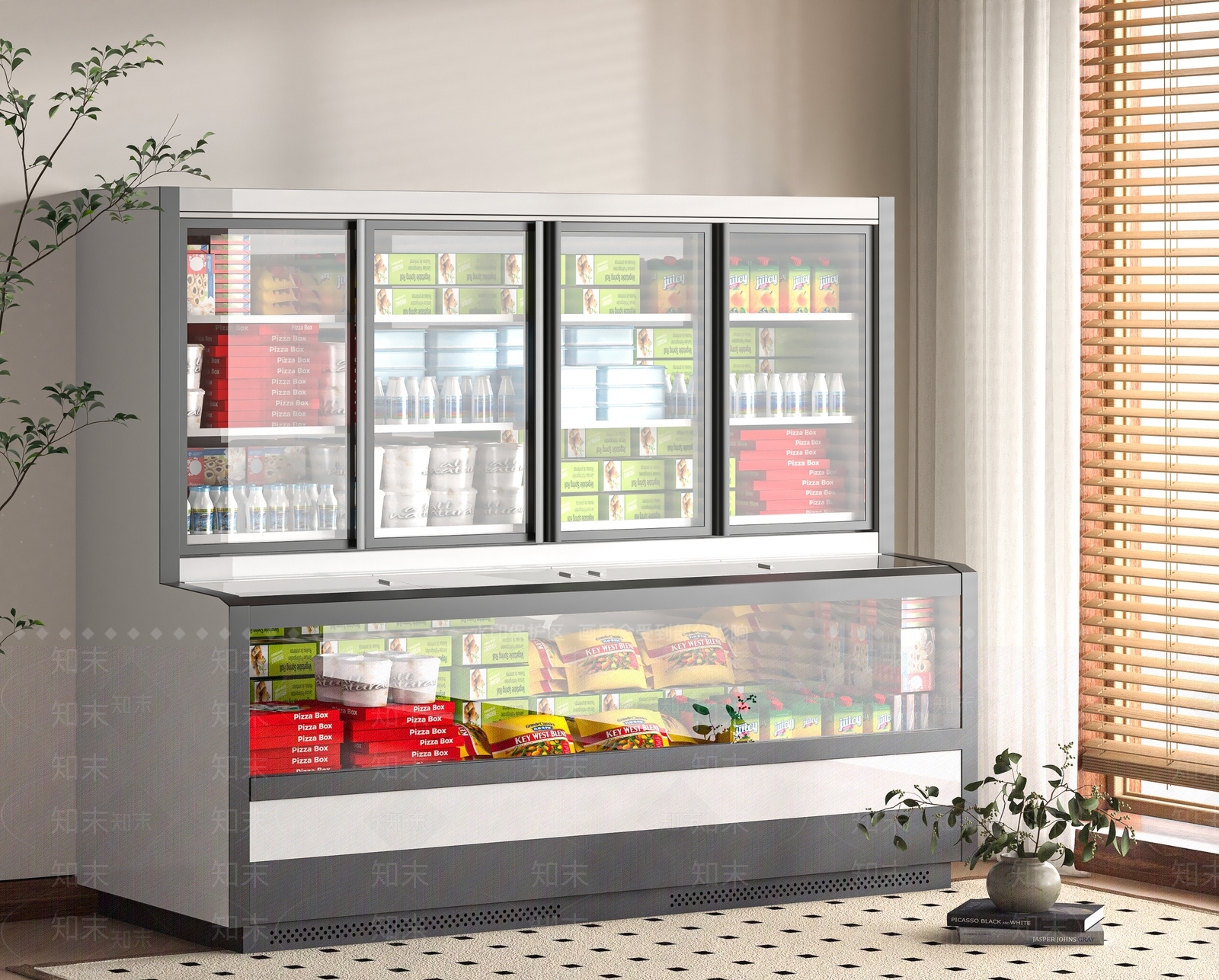 货架SU模型下载【ID:1194023305】