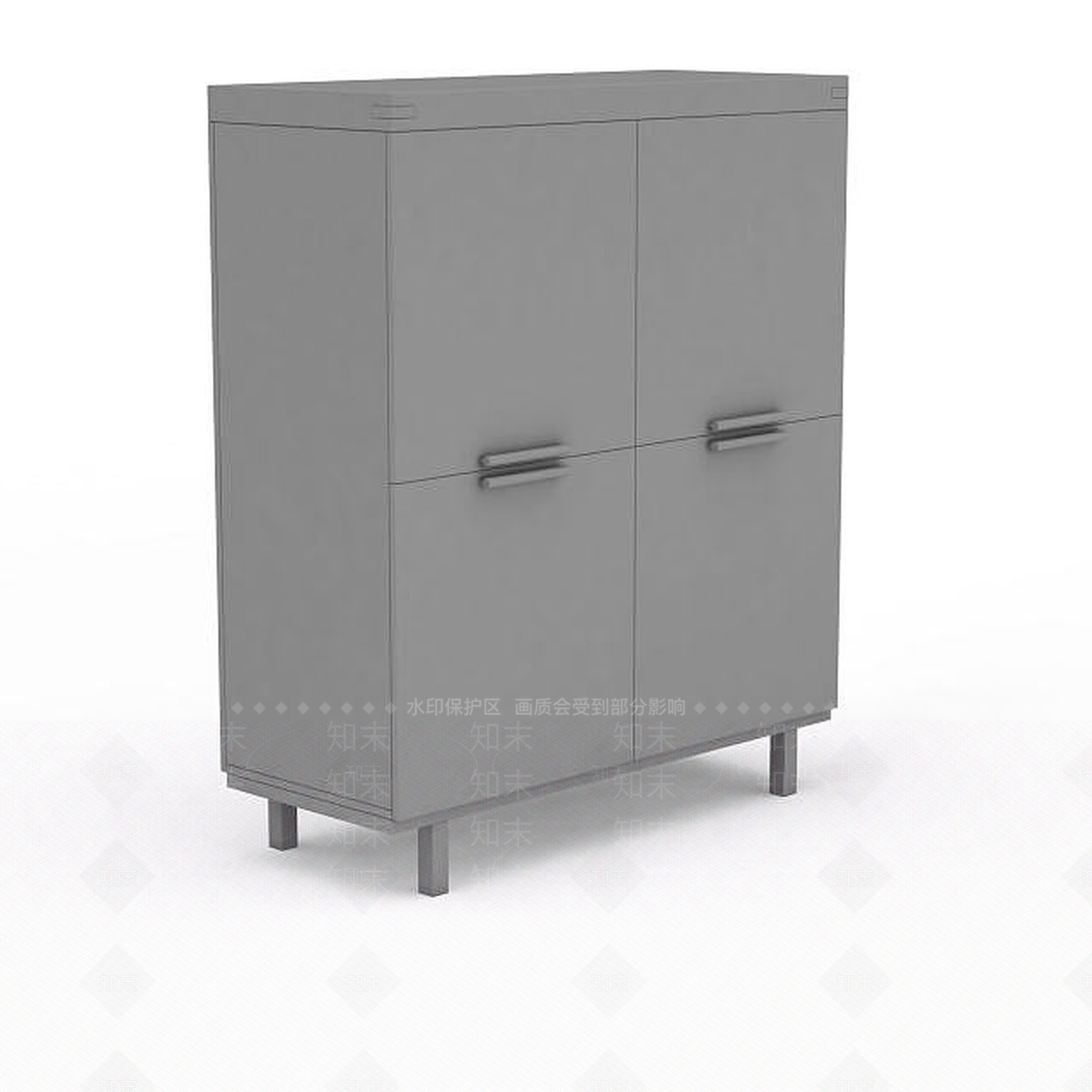 现代衣柜3D模型下载【ID:1199010634】