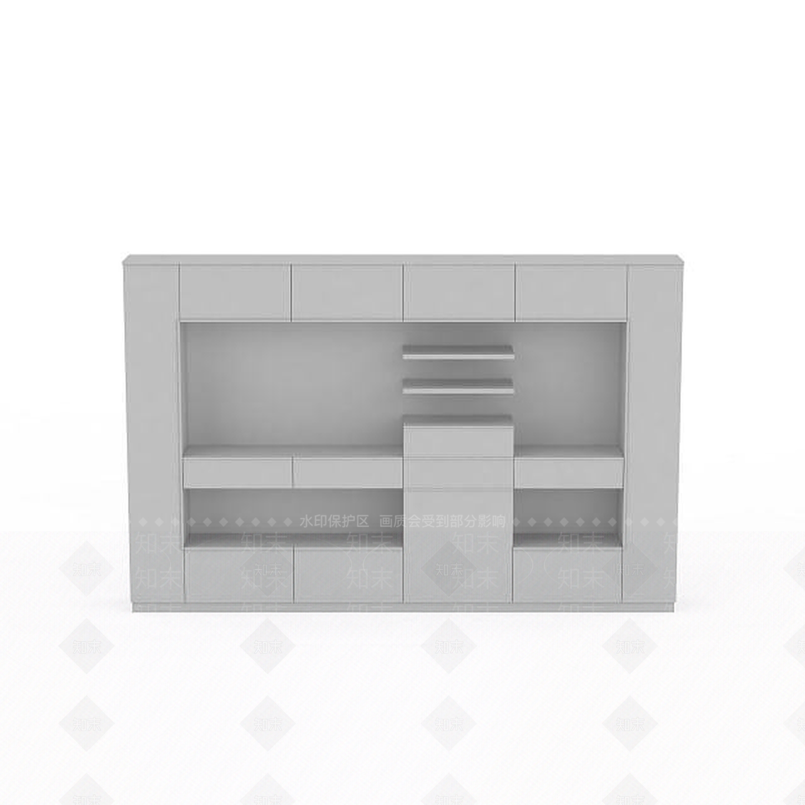 现代衣柜3D模型下载【ID:1199010533】