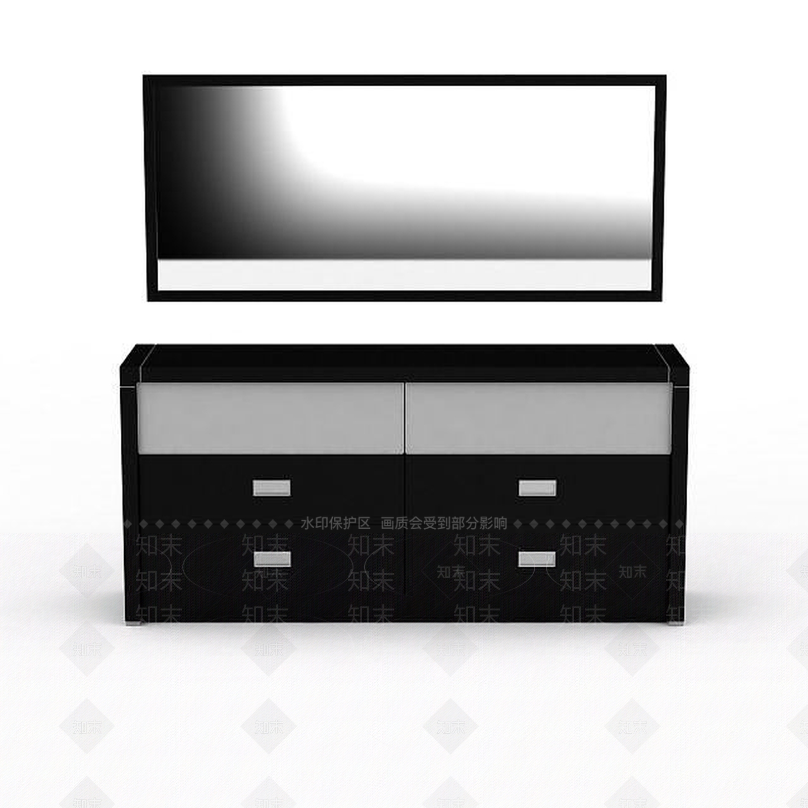 现代衣柜3D模型下载【ID:1199010267】