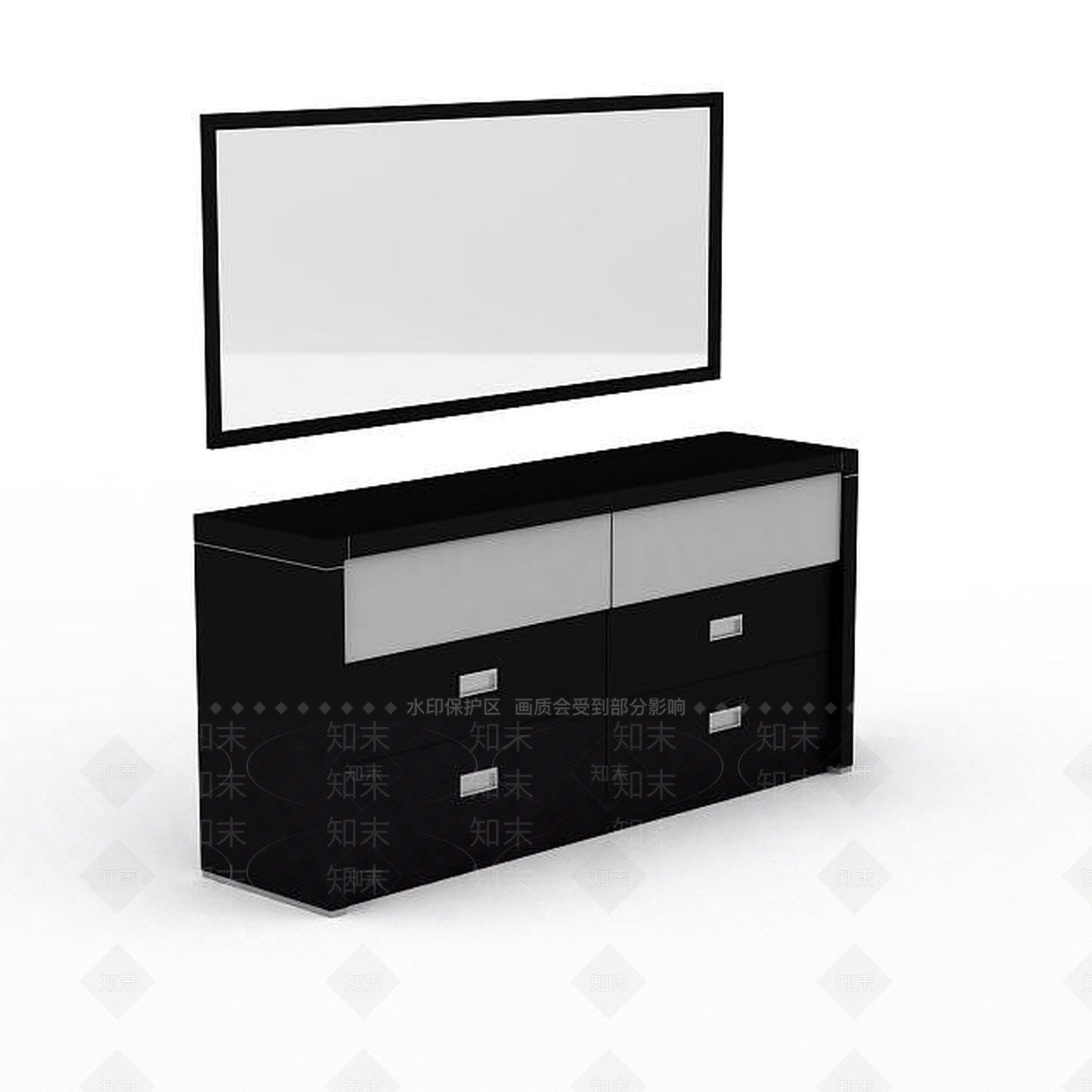 现代衣柜3D模型下载【ID:1199010267】