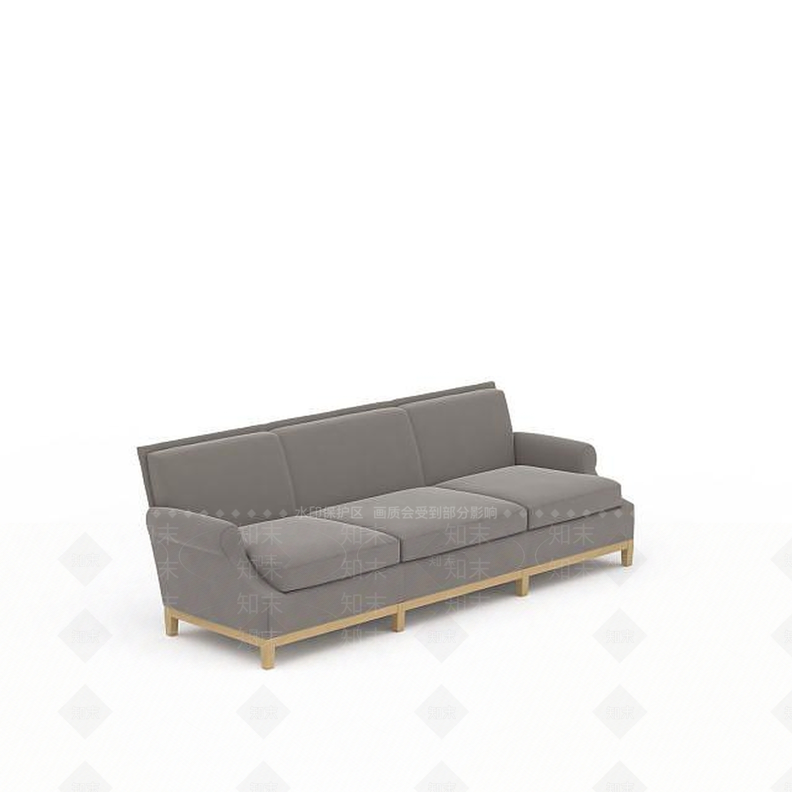 现代双人沙发3D模型下载【ID:1194033830】