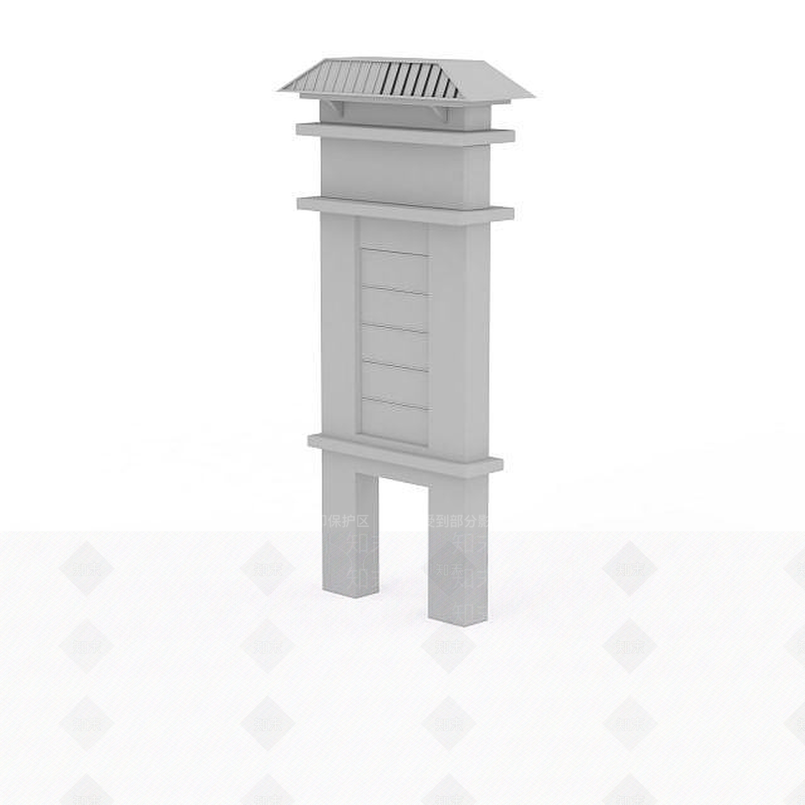 现代户外椅3D模型下载【ID:1199008690】