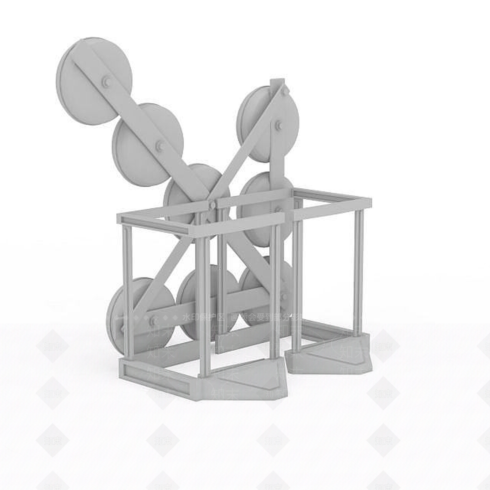 现代户外椅3D模型下载【ID:1199008216】
