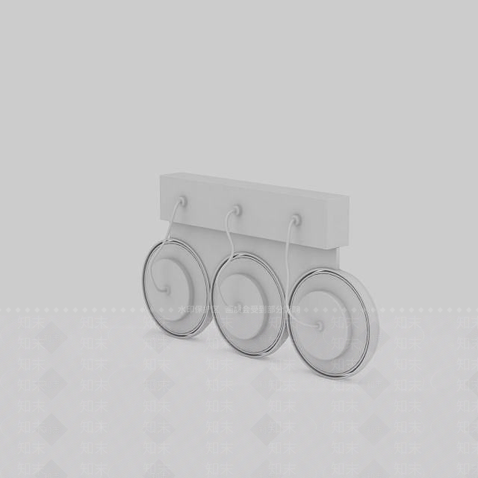 现代灯具组合3D模型下载【ID:1199007475】