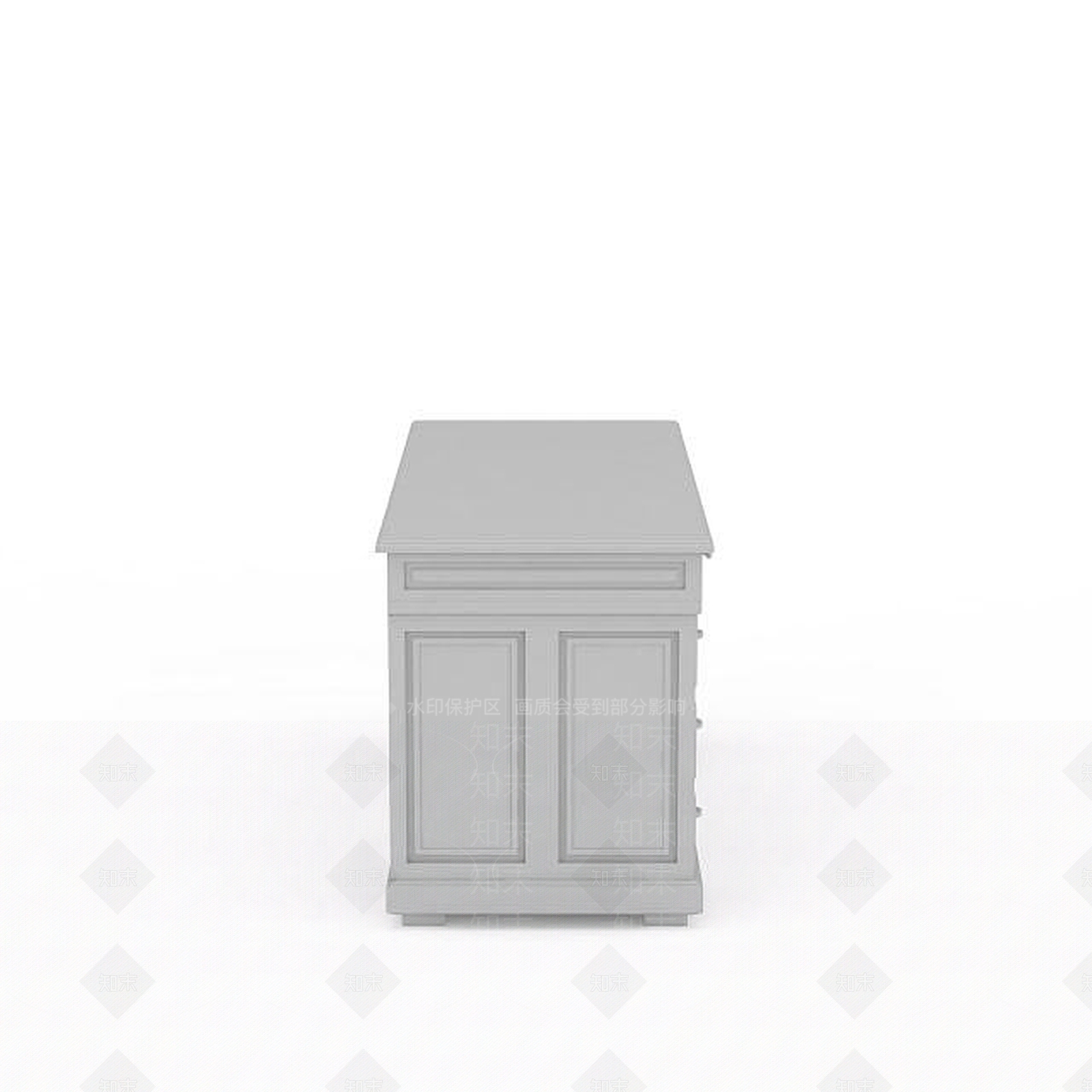 现代书桌3D模型下载【ID:1199007048】