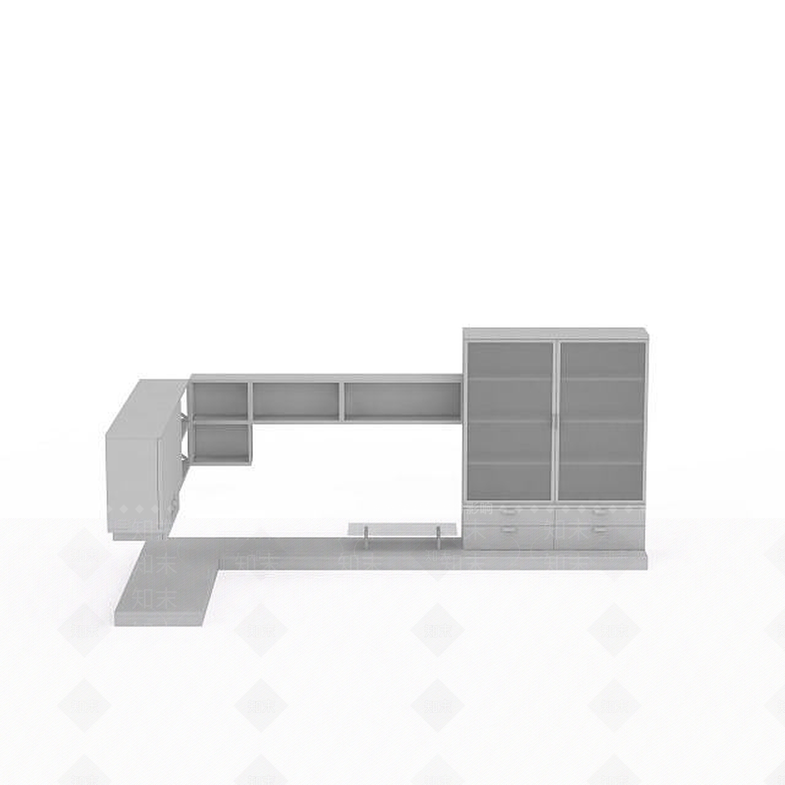 现代衣柜3D模型下载【ID:1199016907】
