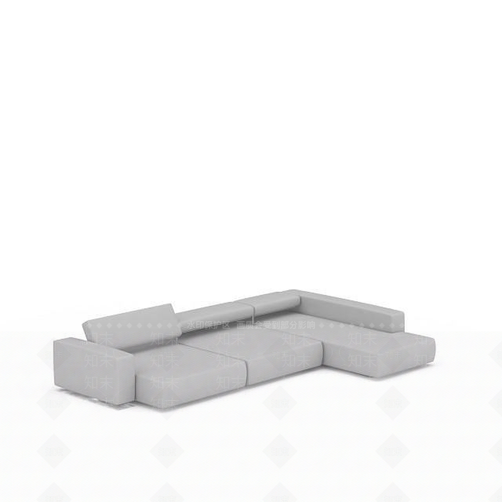 现代双人沙发3D模型下载【ID:1199016697】