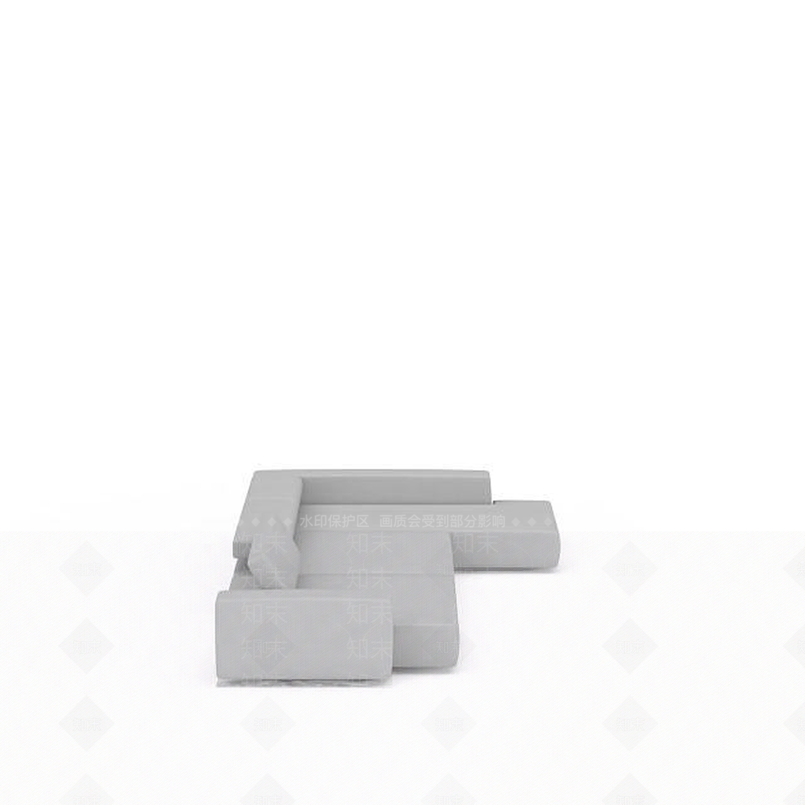 现代双人沙发3D模型下载【ID:1199016697】
