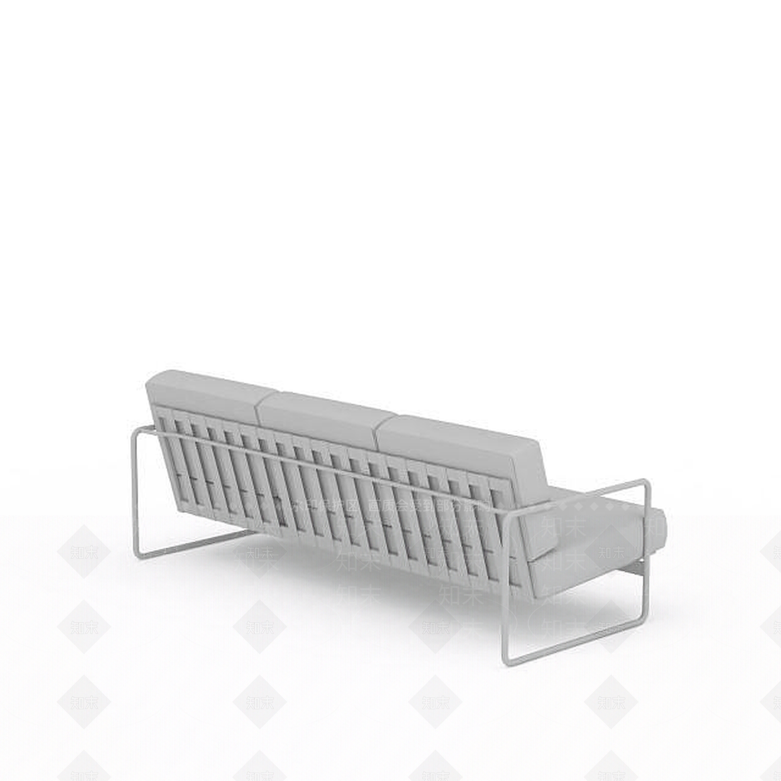 现代双人沙发3D模型下载【ID:1199016469】