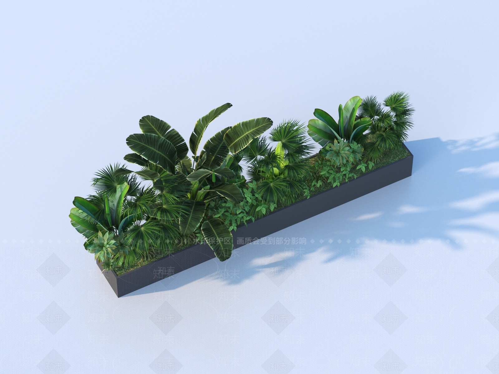 植物堆3D模型下载【ID:1194040870】