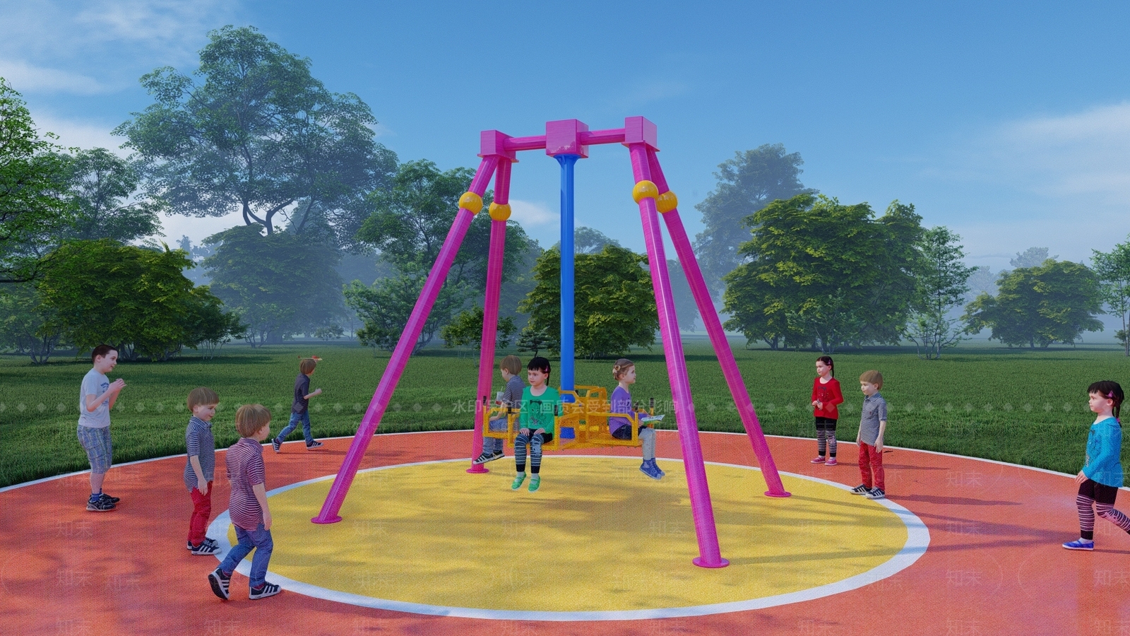 儿童器材3D模型下载【ID:1194041369】