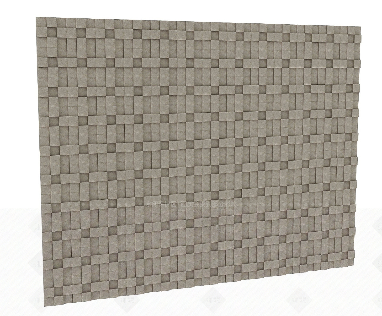 现代凹凸背景墙3D模型下载【ID:1194041622】