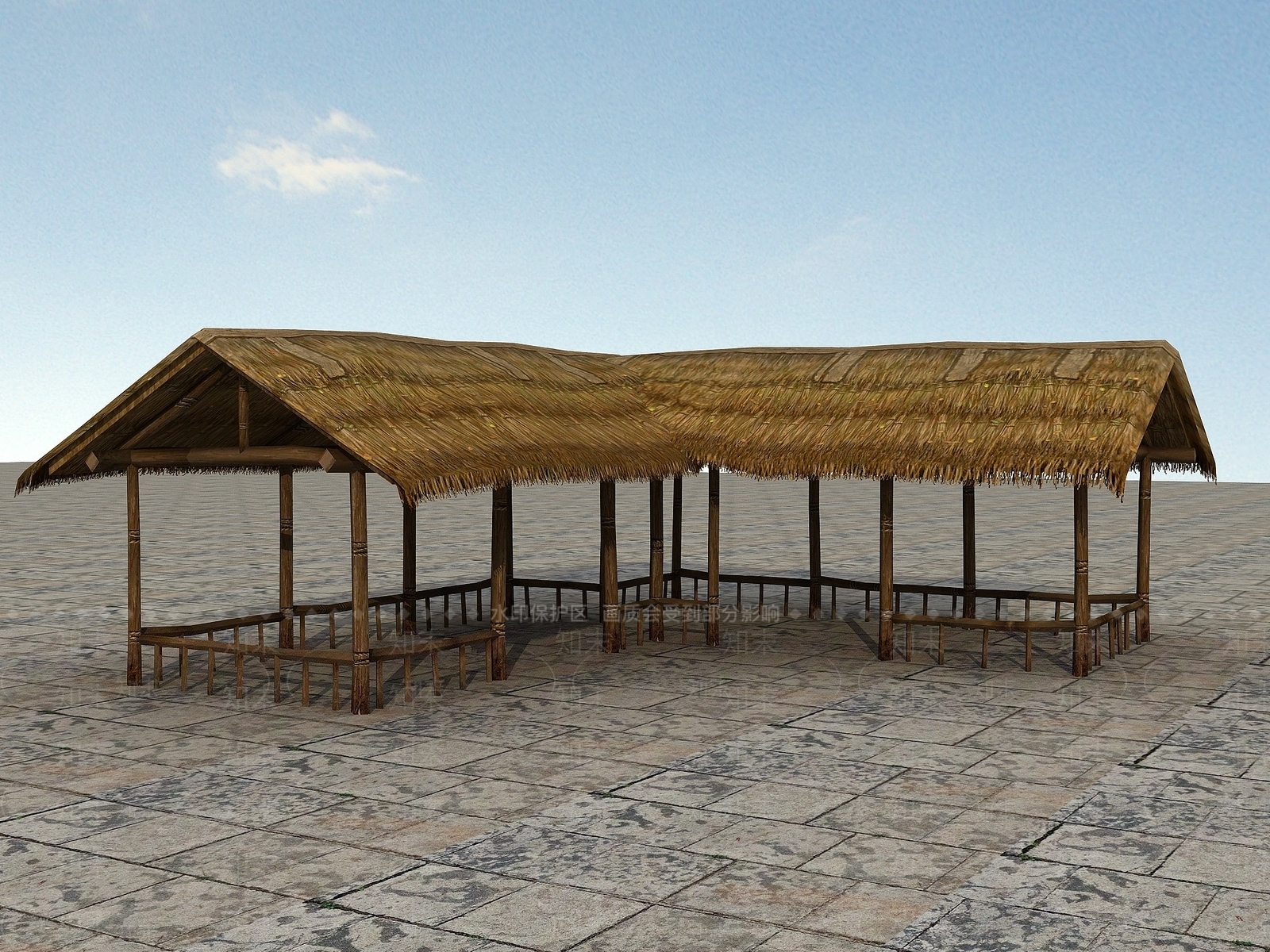 现代中国乡村文化系列建筑设施3D模型下载【ID:1194042855】
