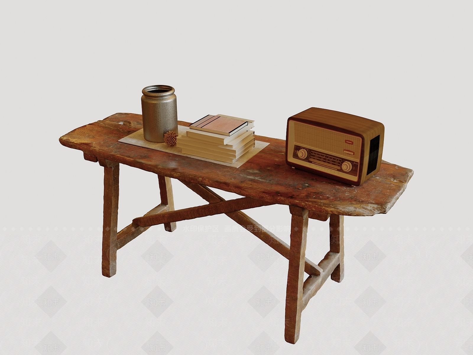 现代侘寂其他凳子3D模型下载【ID:1194043007】