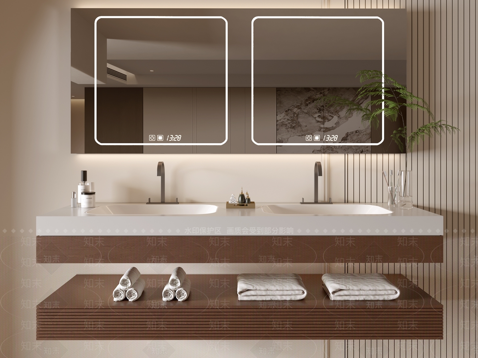浴室柜3D模型下载【ID:1194045433】