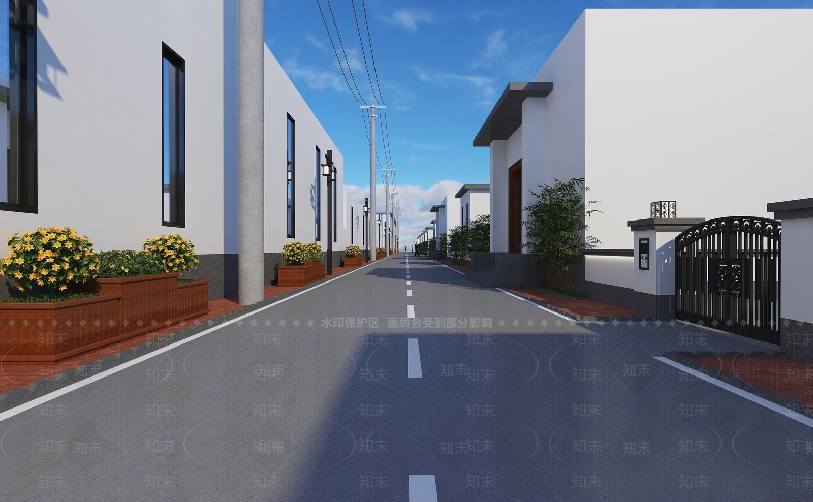 农村改造街道3D模型下载【ID:1194048470】