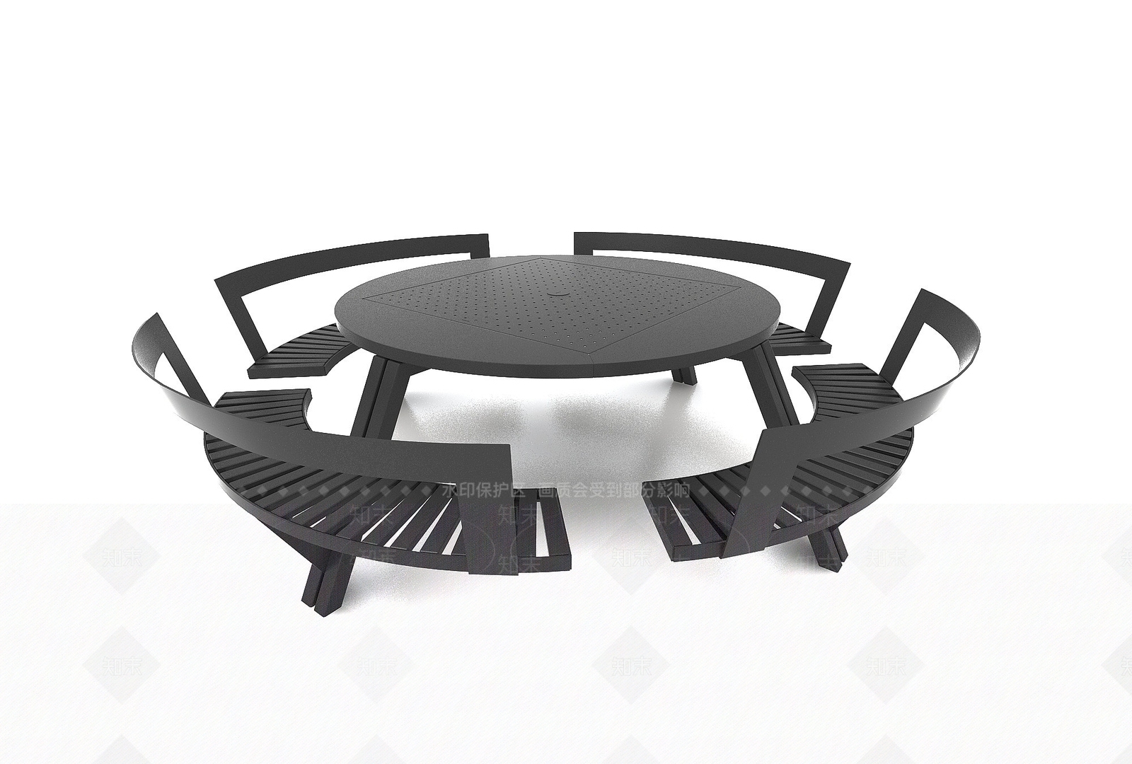 现代餐桌椅3D模型下载【ID:1194056918】