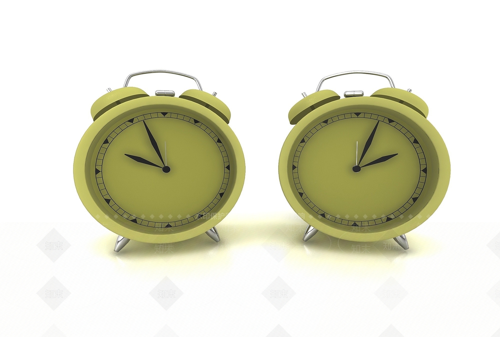 现代闹钟3D模型下载【ID:1194058823】