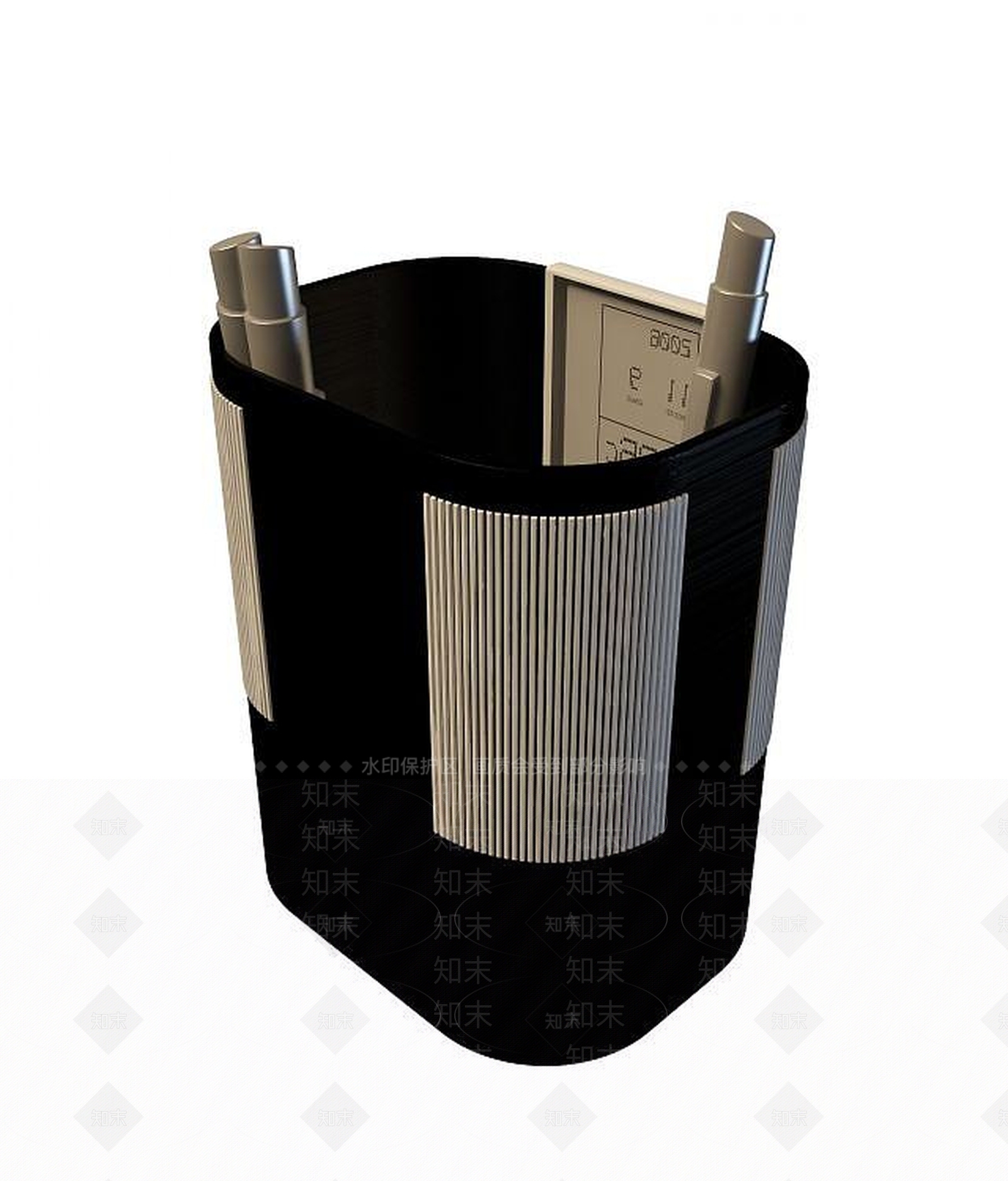 现代笔筒3D模型下载【ID:1194059012】