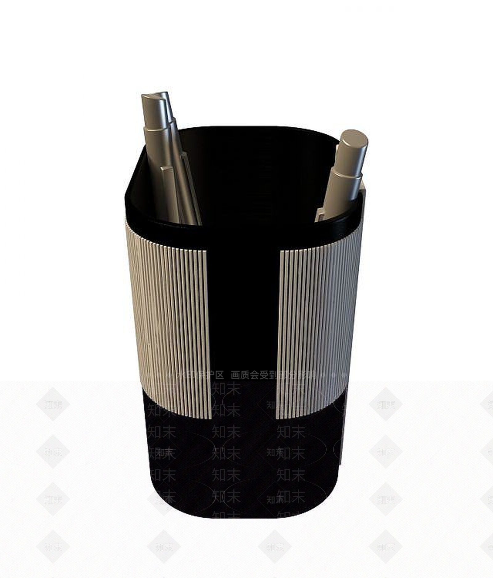 现代笔筒3D模型下载【ID:1194059012】