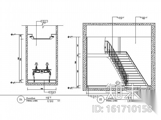 [山东]某花园售楼处全套室内设计施工图（含清单报价）cad施工图下载【ID:161710158】