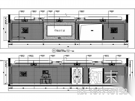[山东]某花园售楼处全套室内设计施工图（含清单报价）cad施工图下载【ID:161710158】
