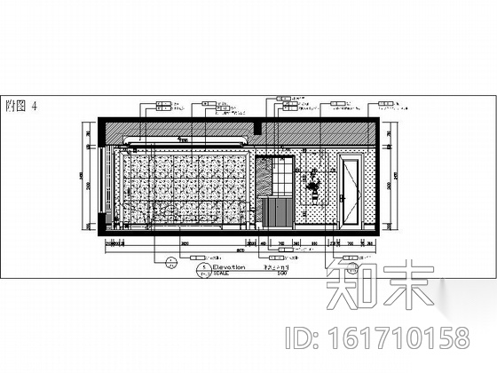[山东]某花园售楼处全套室内设计施工图（含清单报价）cad施工图下载【ID:161710158】