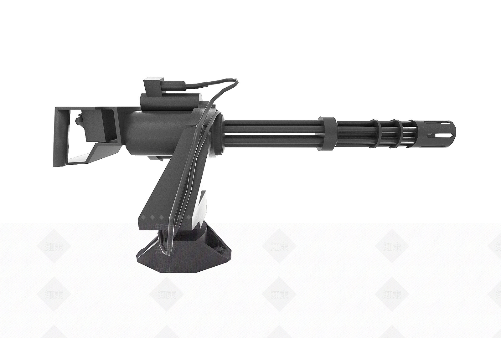 现代武器枪3D模型下载【ID:1194065622】