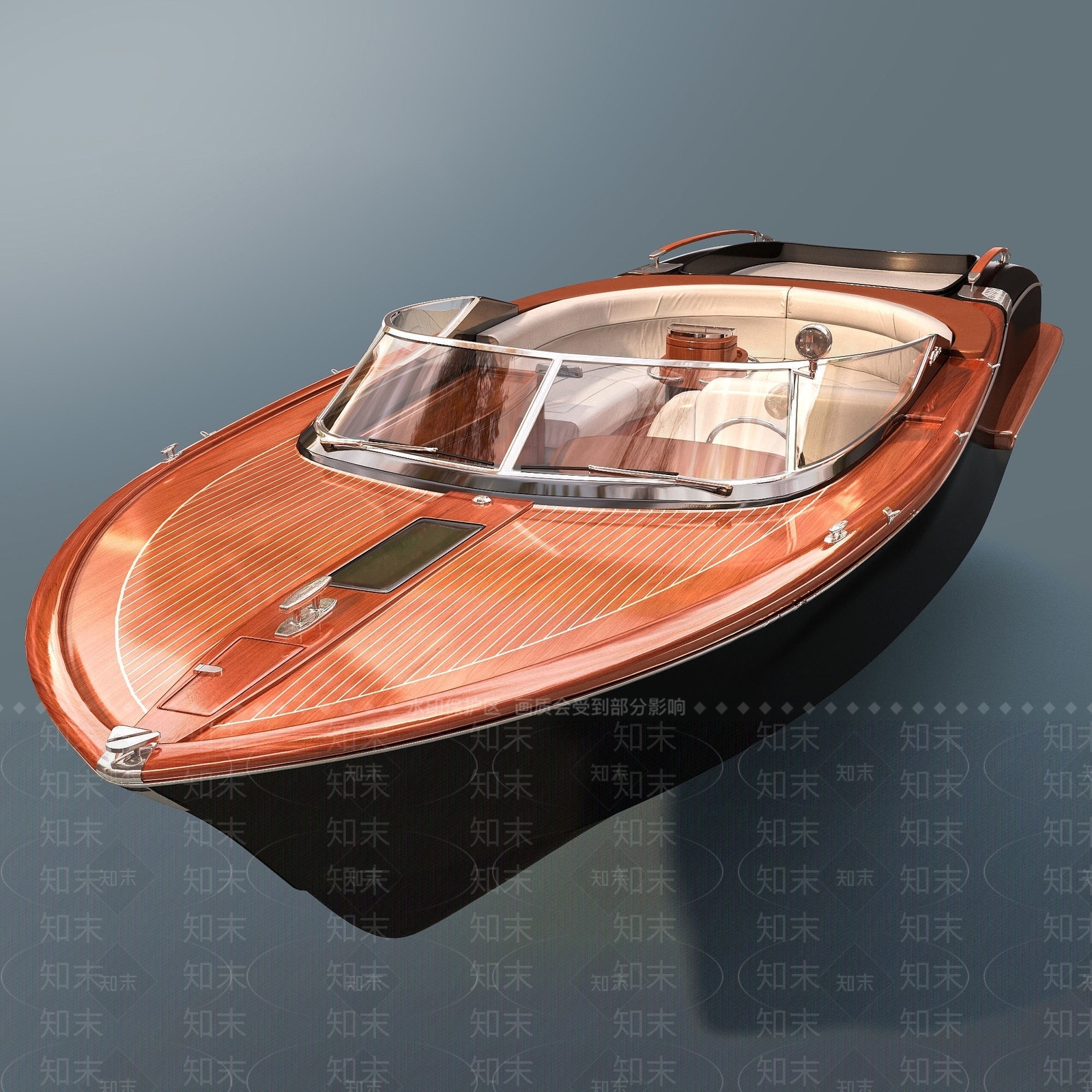 现代游艇3D模型下载【ID:1194072397】