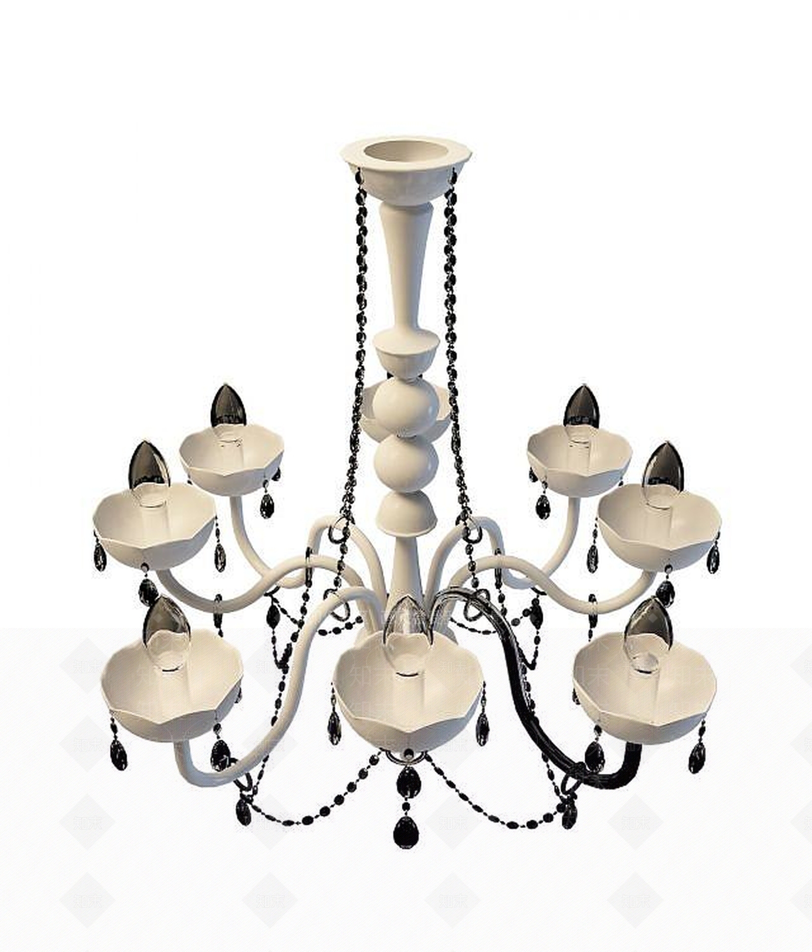 现代教堂吊灯3D模型下载【ID:1194074150】