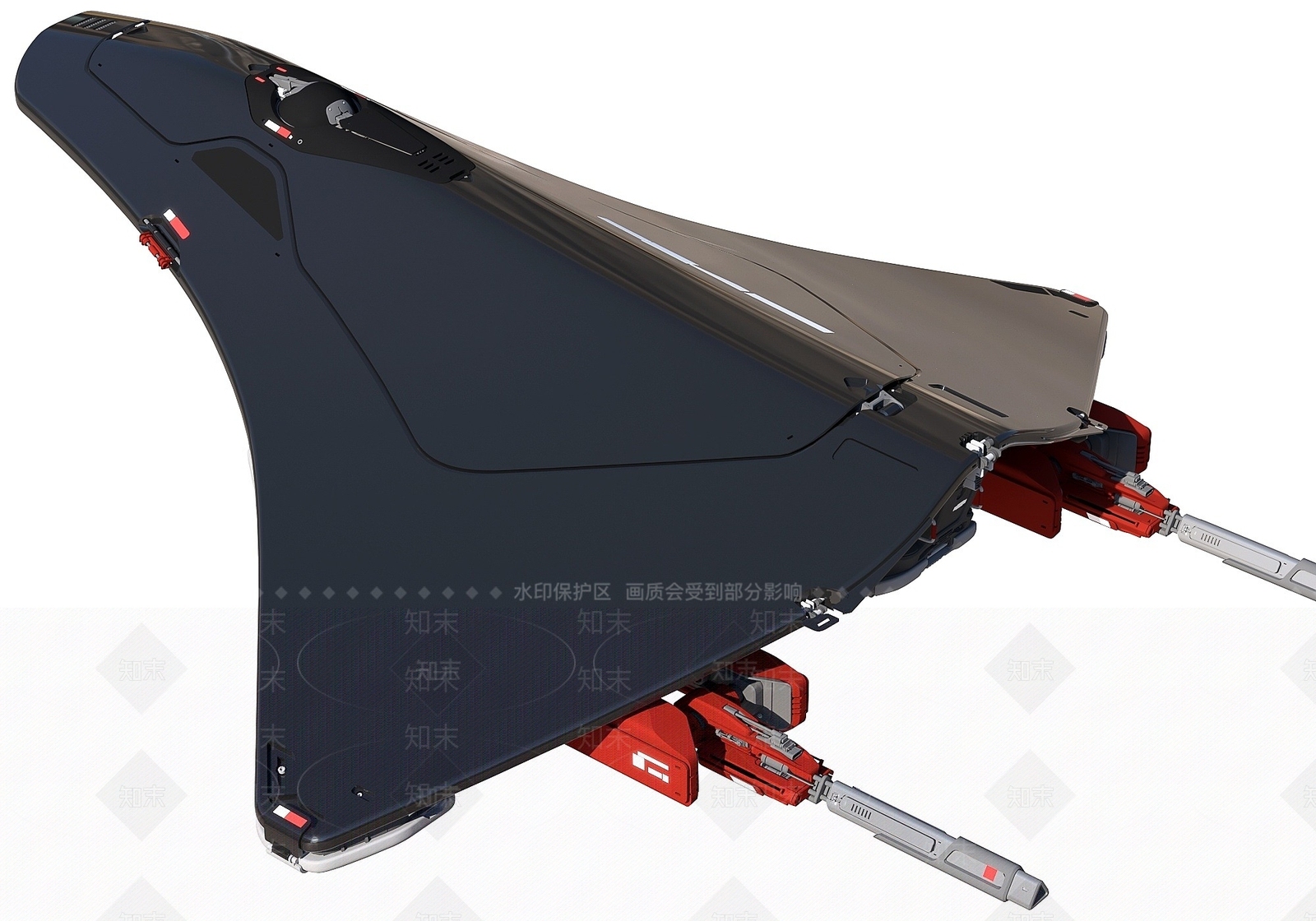 现代无人战机3D模型下载【ID:1194077721】