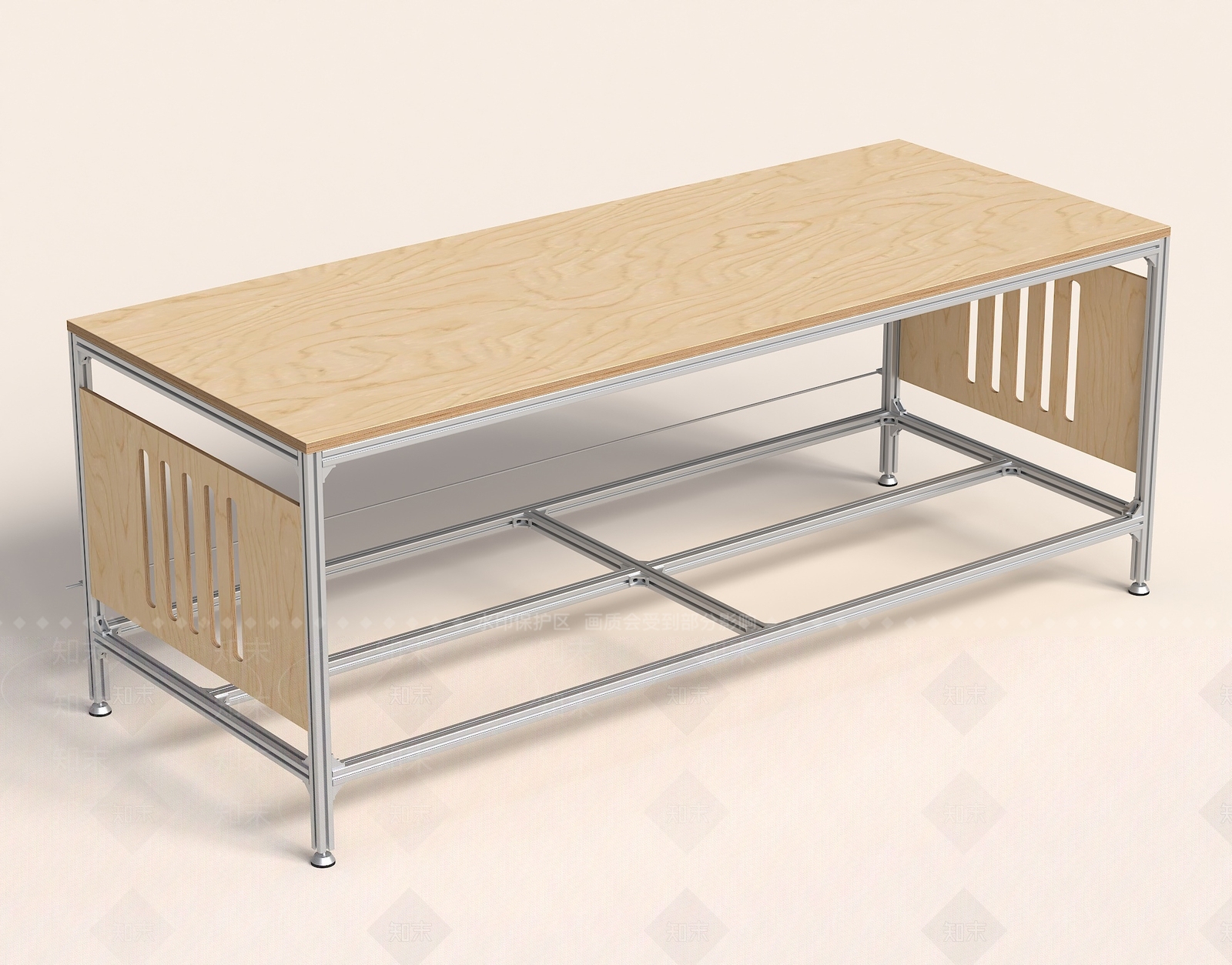 现代工业其他桌子3D模型下载【ID:1194083526】