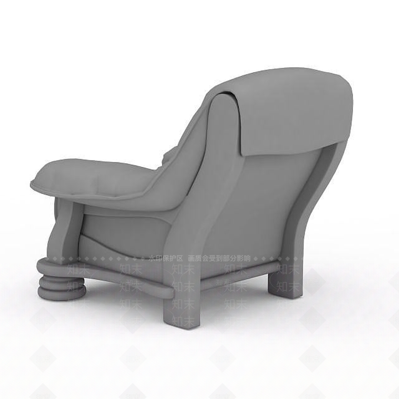 现代双人沙发3D模型下载【ID:1199016175】
