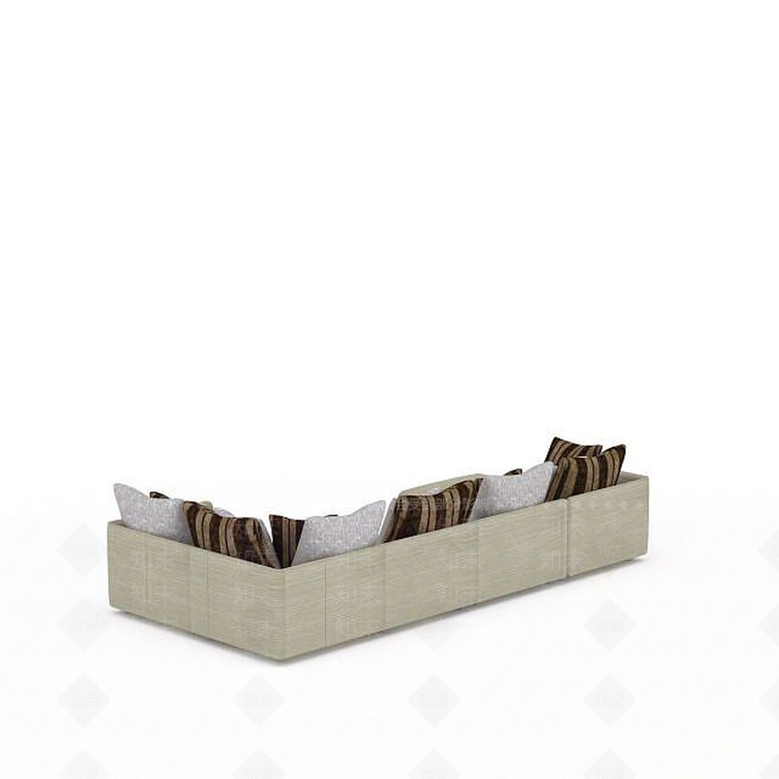 现代双人沙发3D模型下载【ID:1194086006】