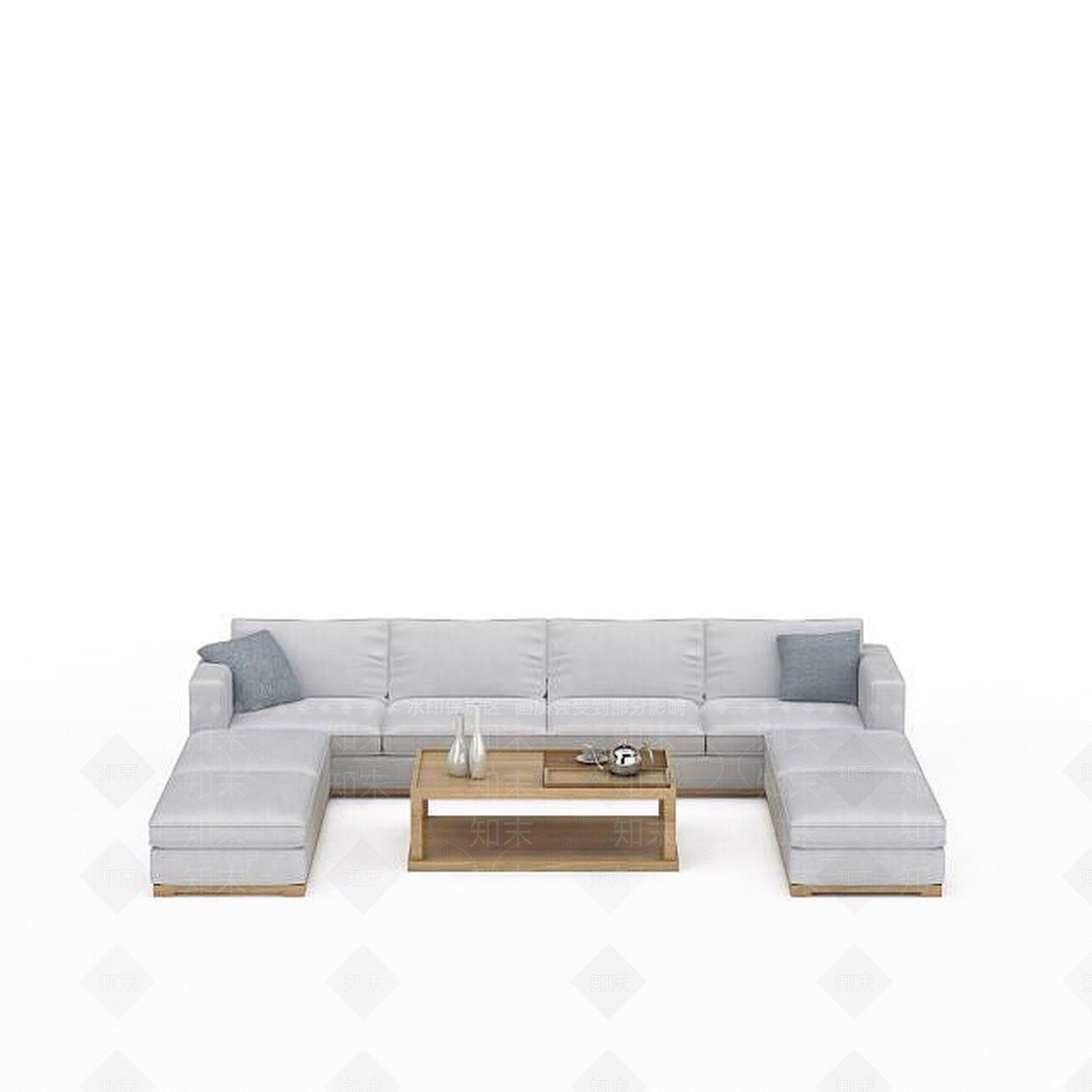 现代双人沙发3D模型下载【ID:1194086077】