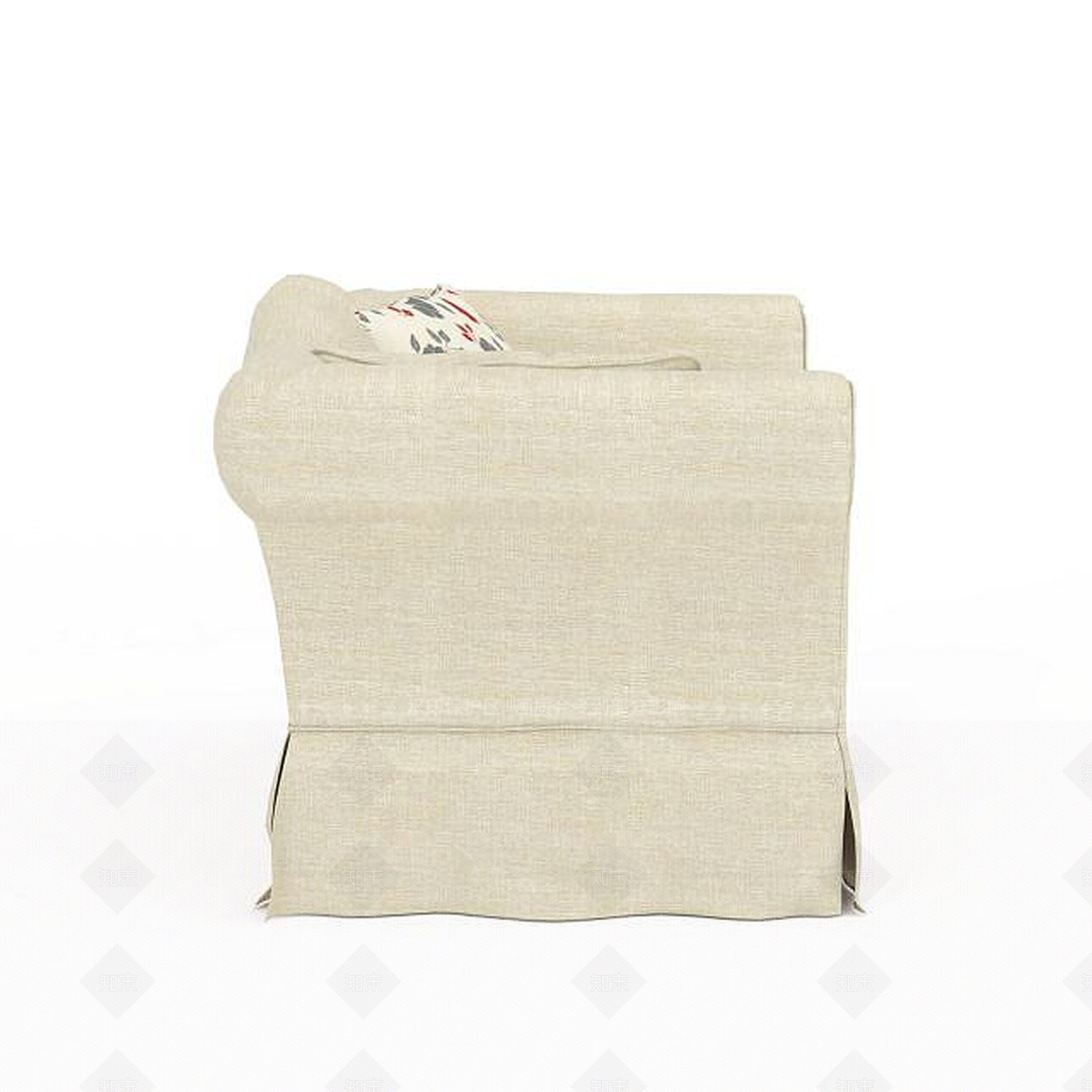 现代双人沙发3D模型下载【ID:1194086049】