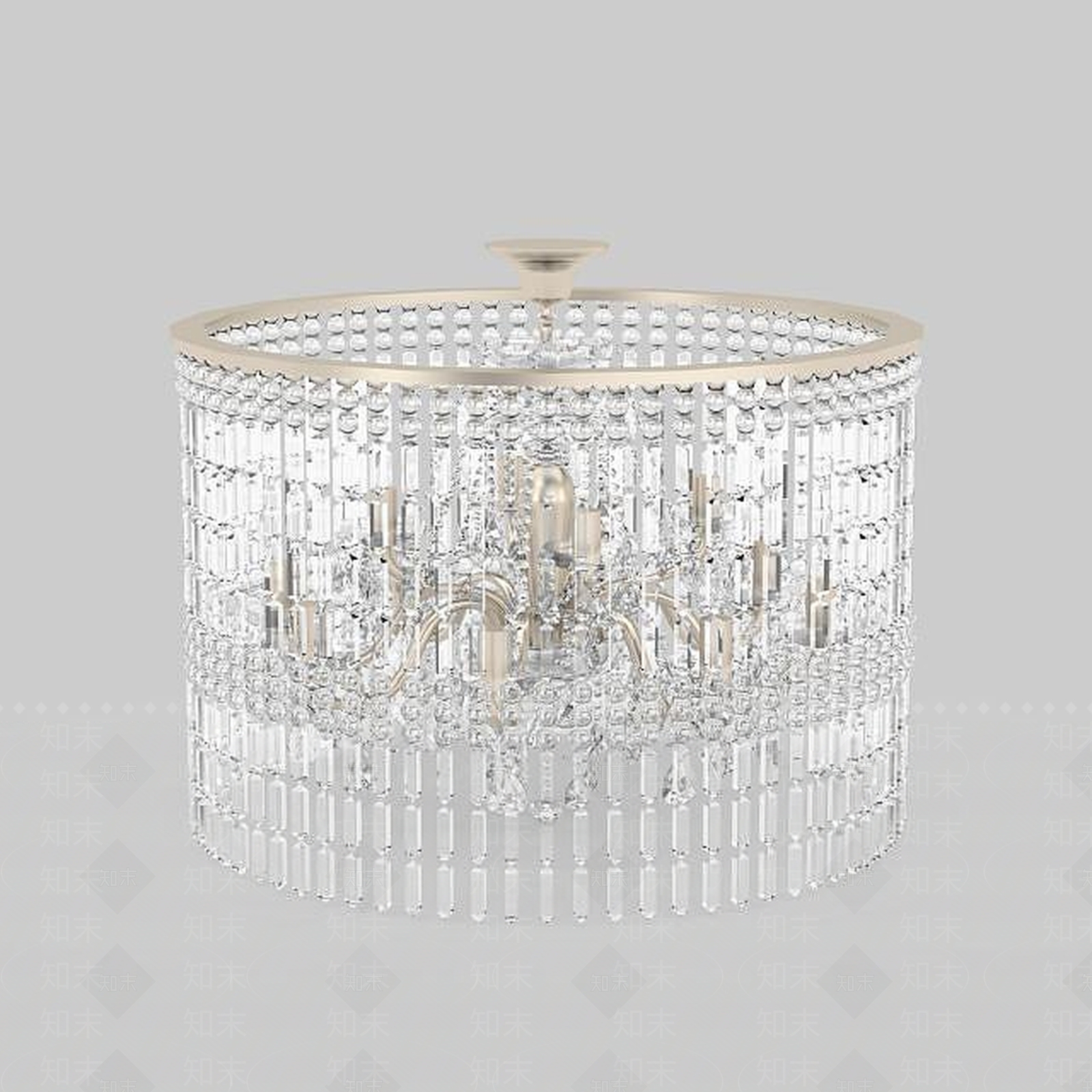 现代灯具组合3D模型下载【ID:1199014442】