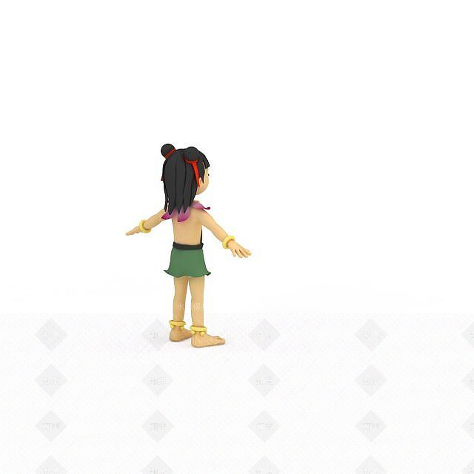 现代虚拟人物3D模型下载【ID:1199003796】