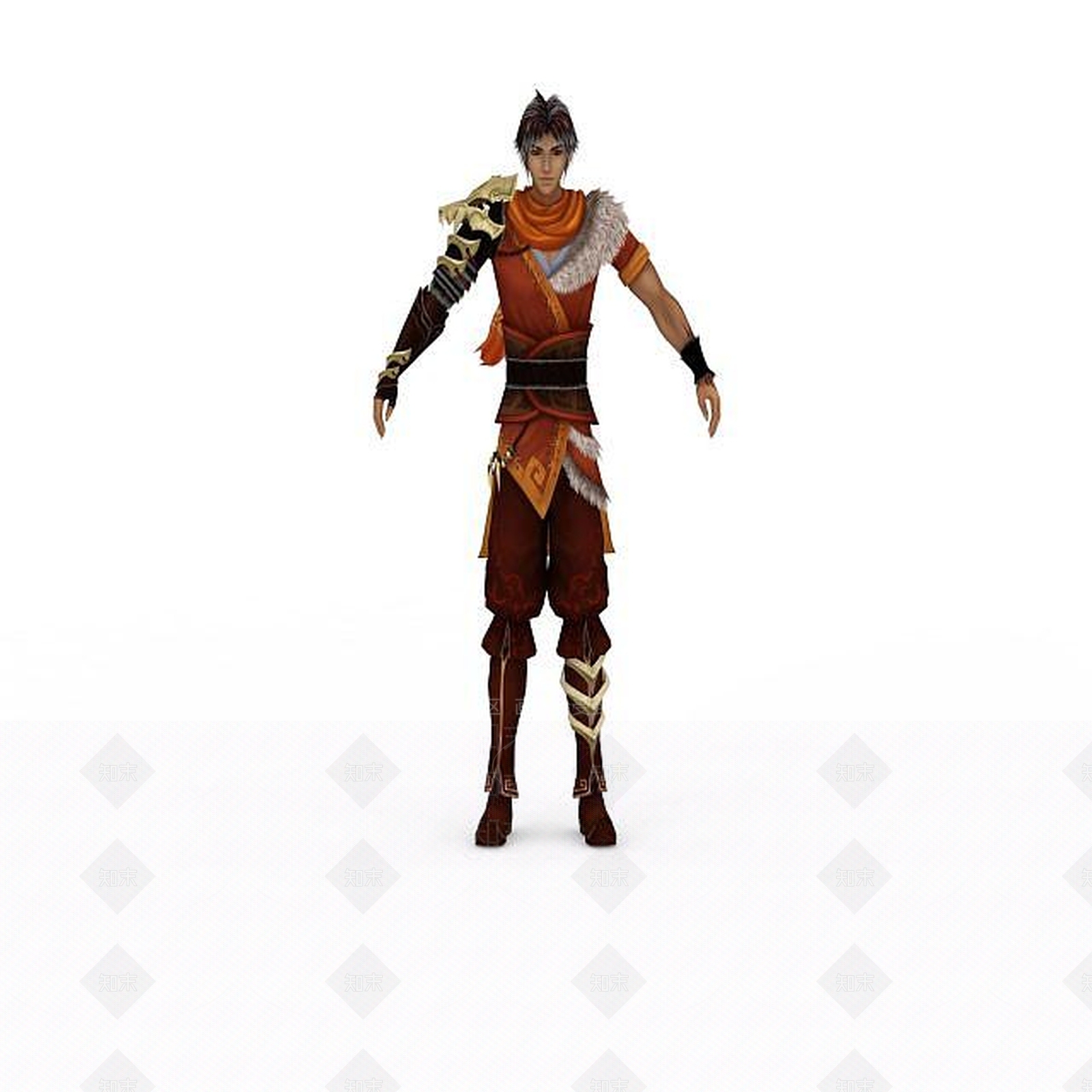 现代虚拟人物3D模型下载【ID:1199003407】