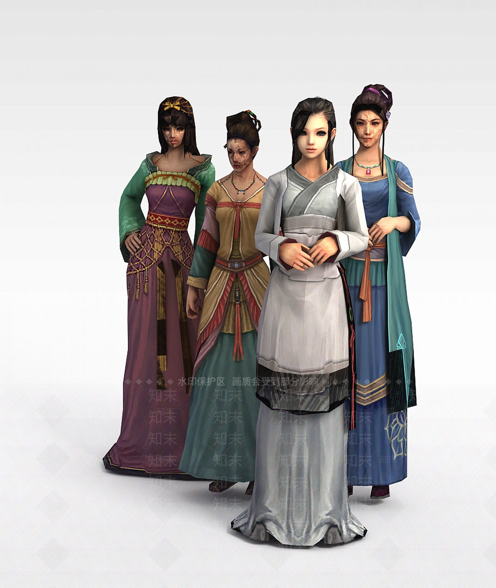 现代虚拟人物3D模型下载【ID:1199013985】