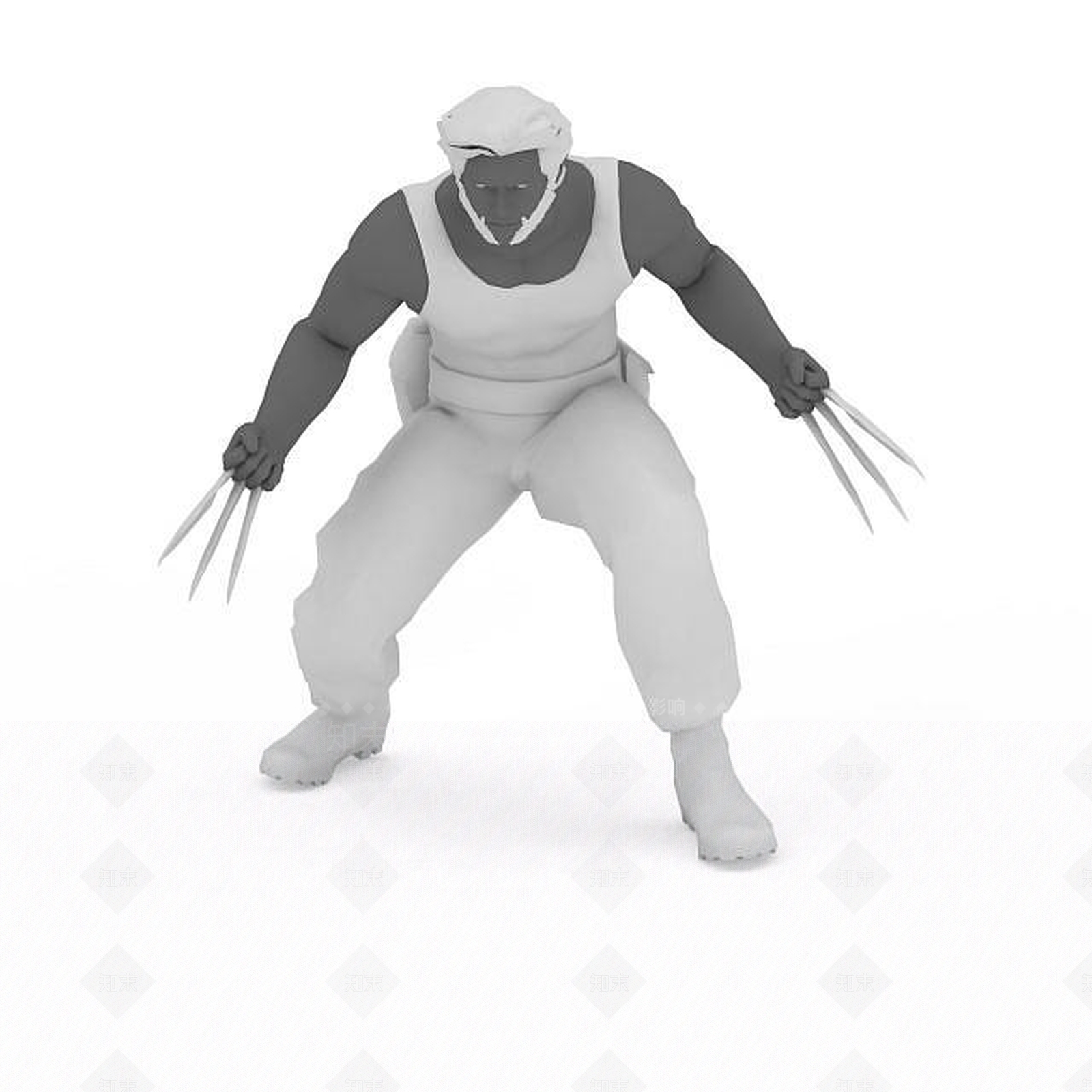 现代虚拟人物3D模型下载【ID:1199003194】