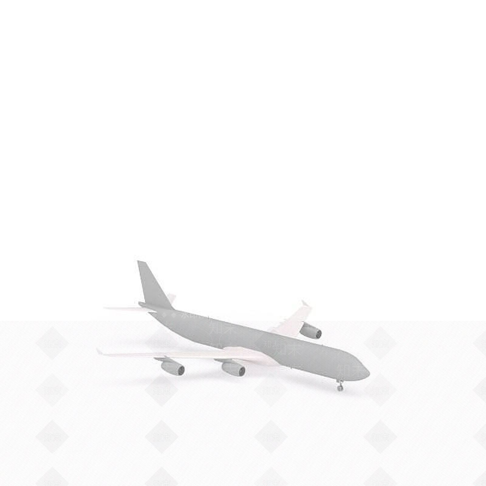 现代飞机3D模型下载【ID:1194088651】