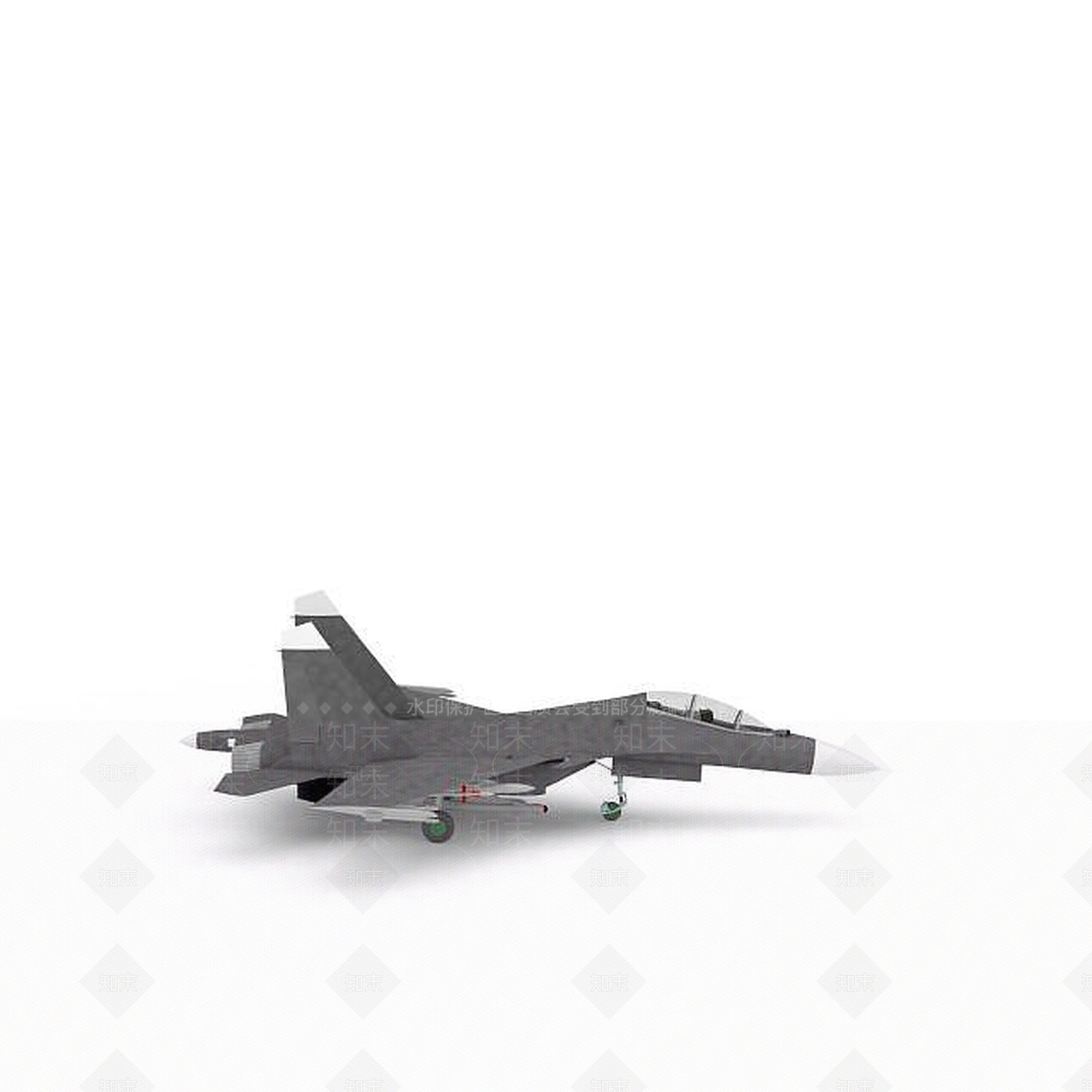 现代飞机3D模型下载【ID:1199003066】