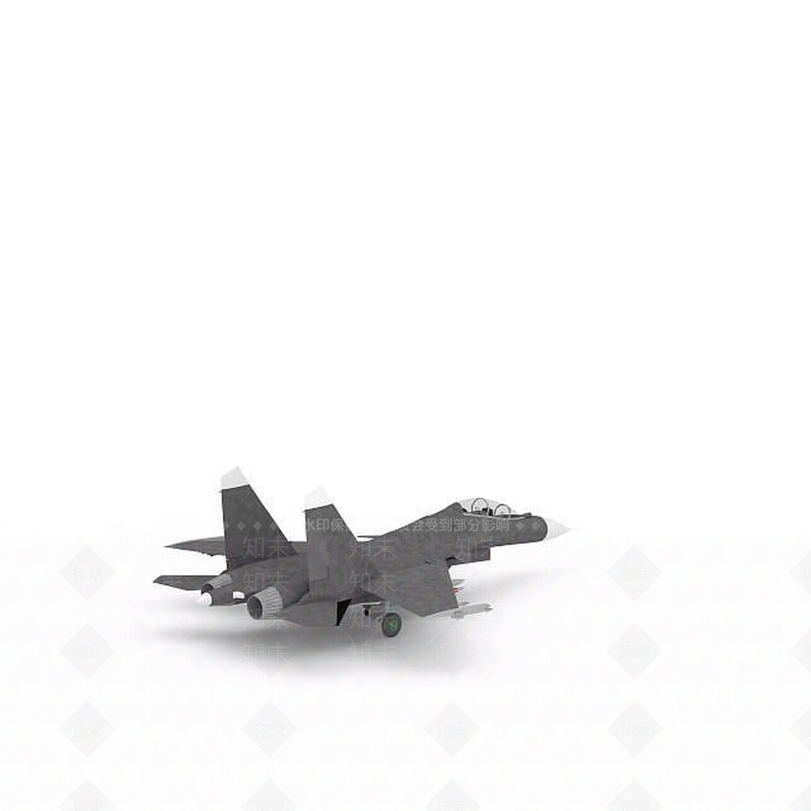 现代飞机3D模型下载【ID:1199003066】