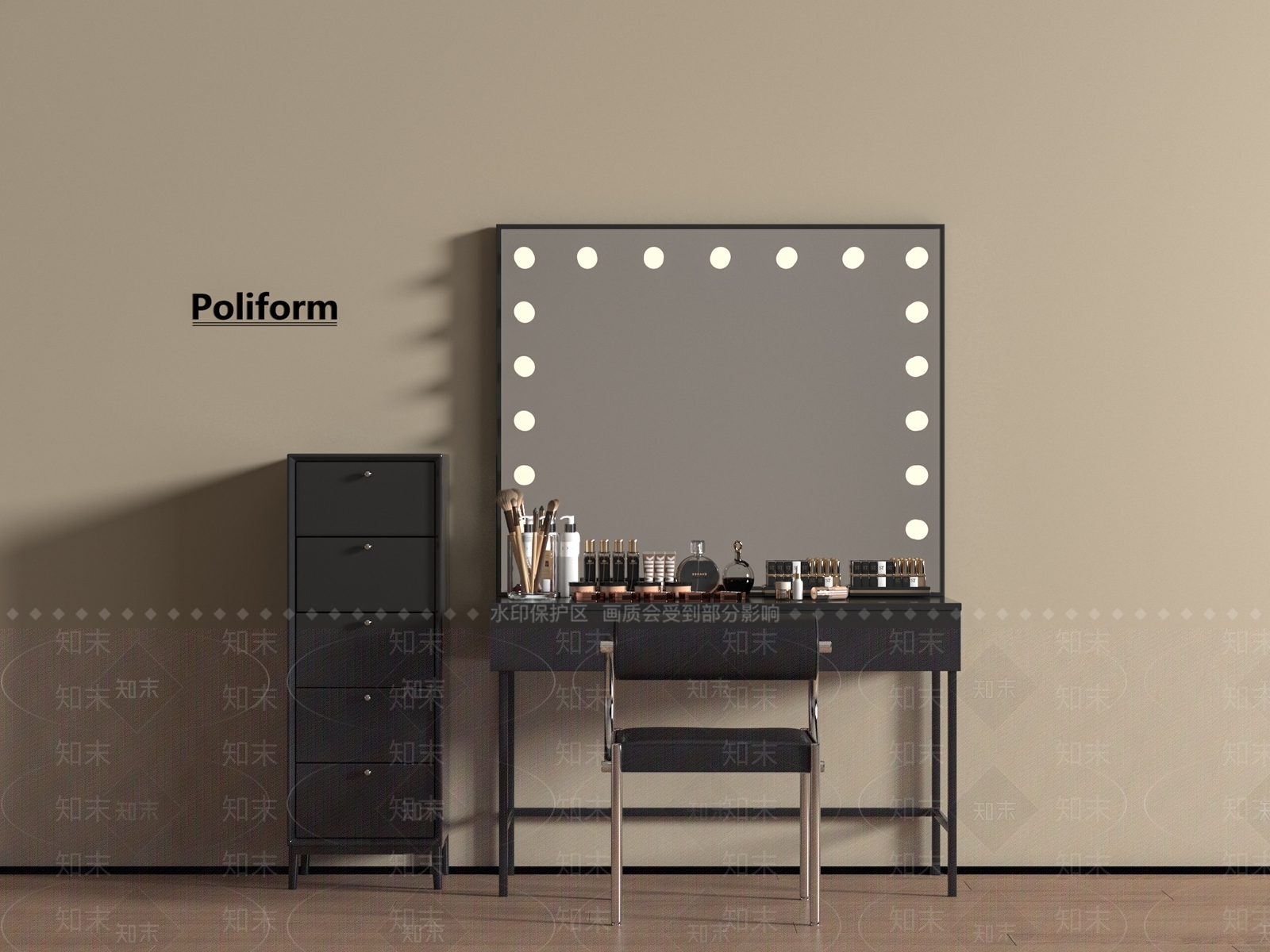 化妆品3D模型下载【ID:1194090479】