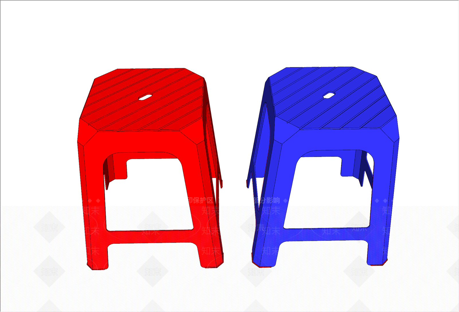现代其他凳子SU模型下载【ID:1194091338】
